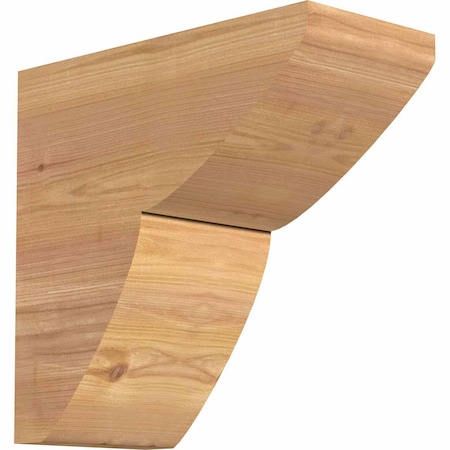 Ekena Millwork Crestline Smooth Rafter Tail, Western Red Cedar, 5 1/2"W x 12"H x 12"L RFT06X12X12CRE00SWR